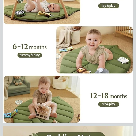 Green Baby Play Mat with Toys - Picture 8 of 8